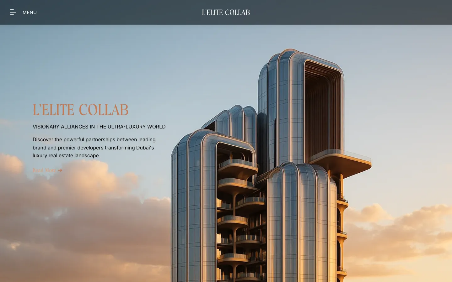 L'Elite Collab luxury partnership section